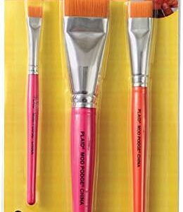 Mod Podge Brush Set for Decoupage - 3 Piece Pack