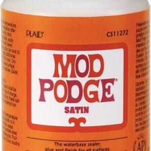 Mod Podge Satin Finish Waterbase Sealer Glue 8-Ounce