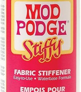 Mod Podge Plaid Stiffy Fabric Stiffener 8 oz White