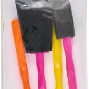 Mod Podge Scrapbooking Foam Brush Set - 4-Piece Assorted Tools