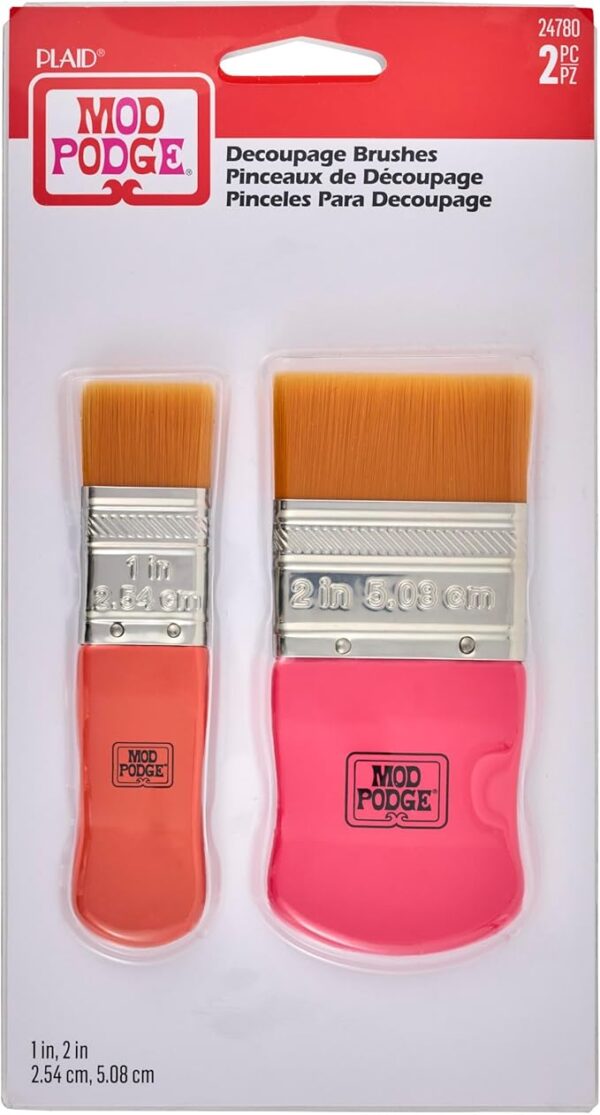 Multicolor Small Mod Podge Brush Set - 2 Count