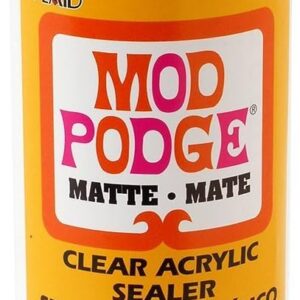 Mod Podge Clear Acrylic Sealer Matte 12-Ounce 2-Pack