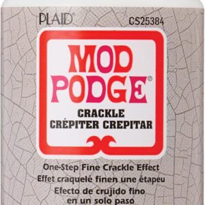 Mod Podge One-Step Crackle Medium 8 oz - Easy DIY Sealer