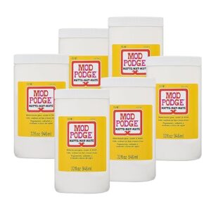 Mod Podge Matte Sealer Glue 32 oz Pack of 6