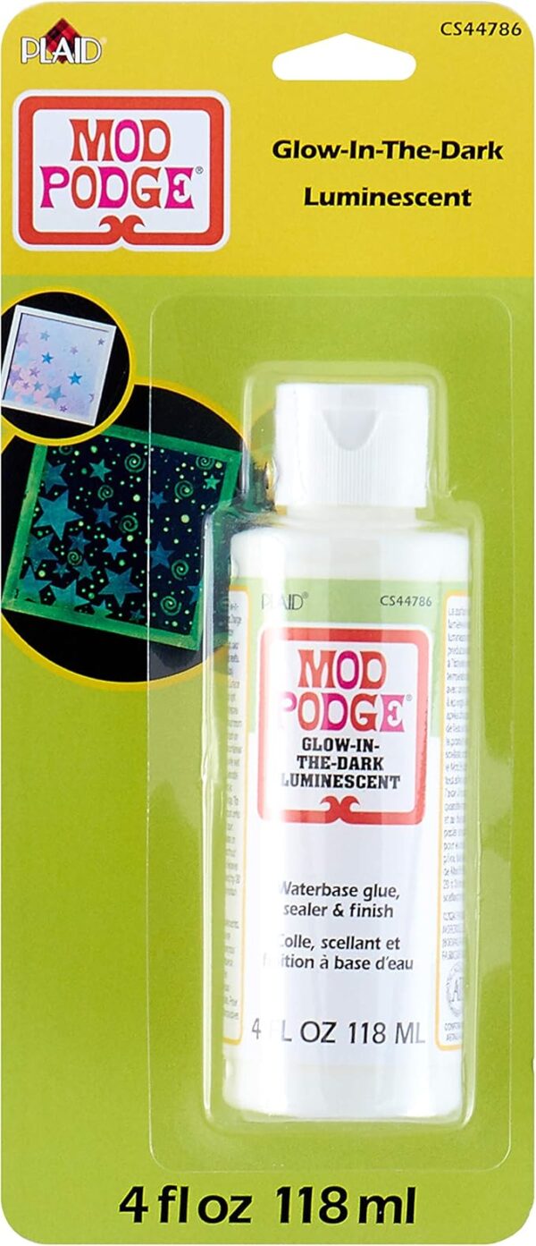 Glow-in-the-Dark Mod Podge Sealer, 4 oz Clear