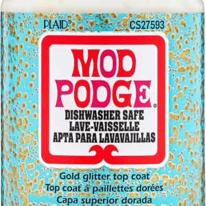 Dishwasher Safe Glitter Gold Mod Podge - 8 fl oz