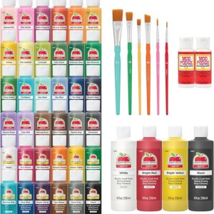 Mod Podge Apple Barrel 48-Piece Acrylic Paint Kit for DIY Crafts