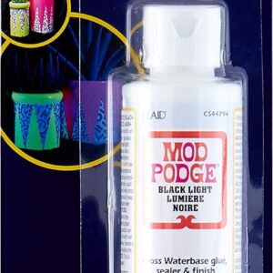 Blue Blacklight Sealer Mod Podge - 4 oz Bottle