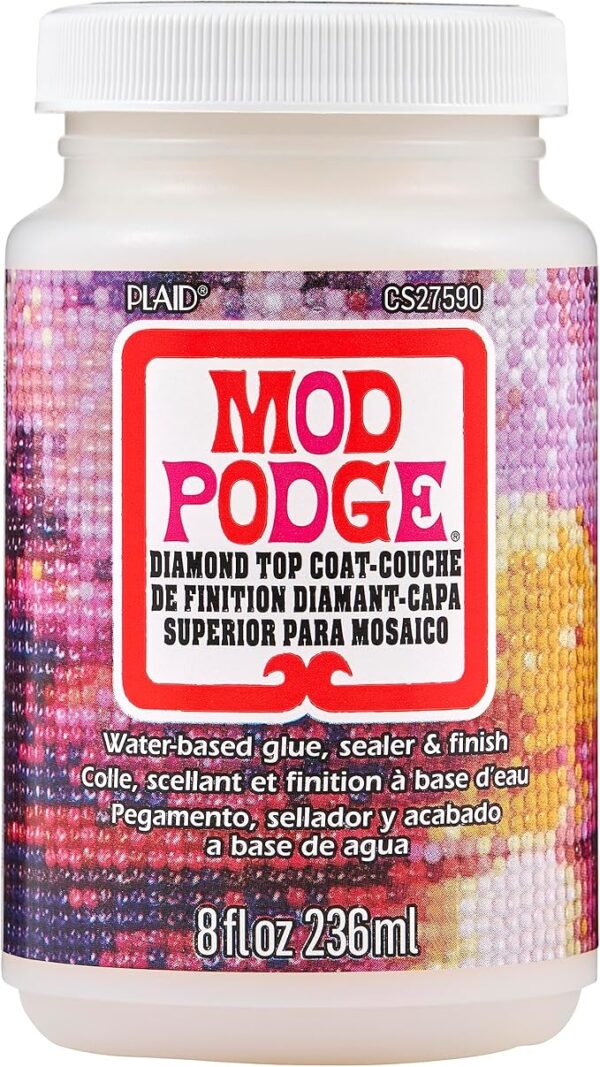 Premium Clear Mod Podge Top Coat for Diamond Puzzles