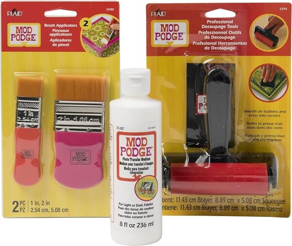 Mod Podge Photo Transfer Kit - 8 oz for Craft Projects