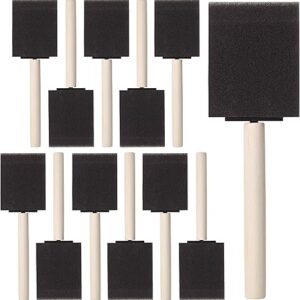 Bates 16 Pack Foam Paint Brushes - 2 Inch Sponge Set